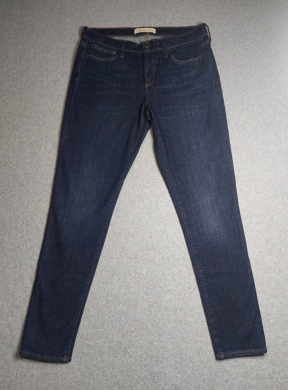 Gap 1969 Jeans Womens 31R True Skinny Blue Dark Wash Denim Stretch